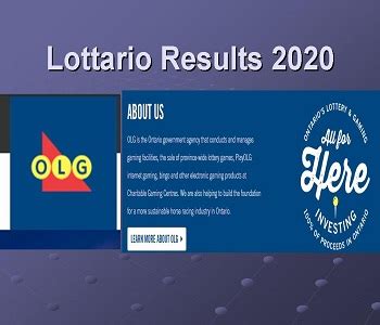 lottario winning numbers last night|Ontario (ON) Lottario Lottery Results and Game Details.